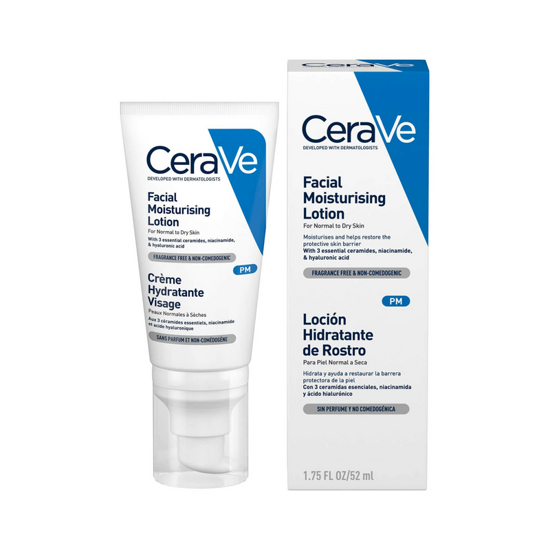 CeraVe Facial Moisturising Lotion PM (For Normal to Dry Skin) 52ml