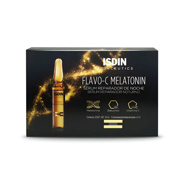 ISDIN ISDINCEUTICALS FLAVO-C MELATONIN SERUM 10 x 2ml Ampoules