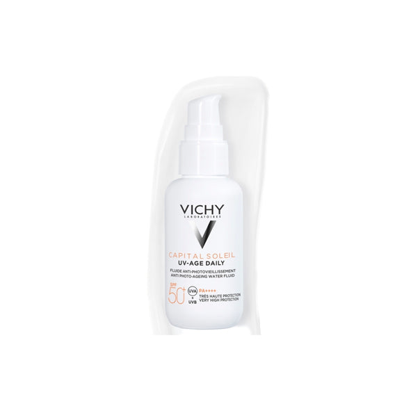 VICHY CAPITAL SOLEIL SPF 50 UV-AGE DAILY ANTI PHOTO-AGEING WATER FLUID 40ml