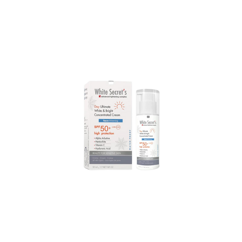 WHITE SECRET'S DAY ULTIMATE SPF 50 WHITE & BRIGHT CONCENTRATED CREAM 50ml