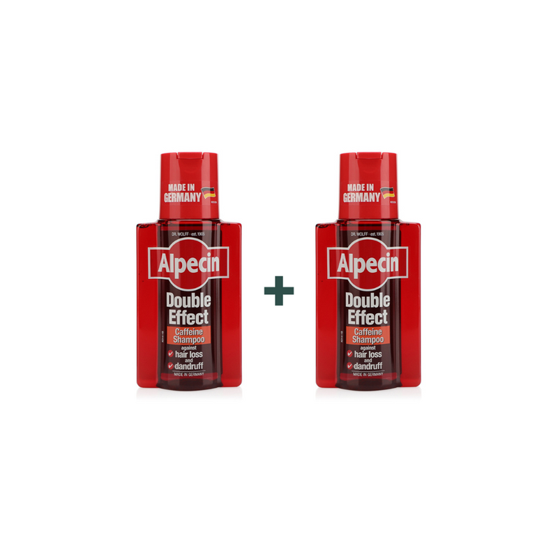 ALPECIN DOUBLE EFFECT CAFFEINE SHAMPOO + DOUBLE EFFECT CAFFEINE SHAMPOO, 200ml